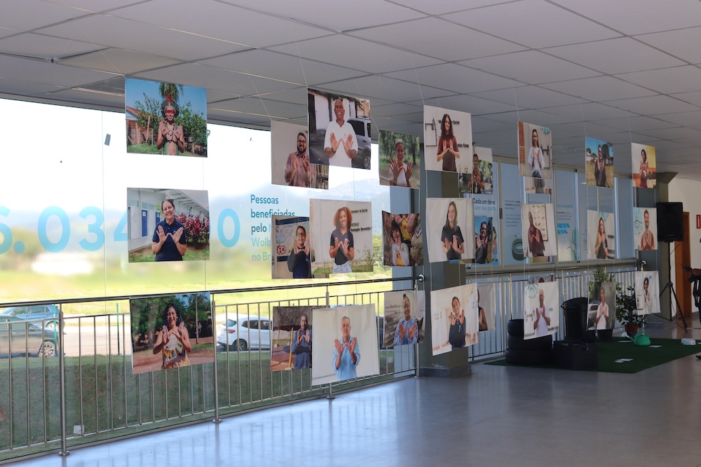 Foto pameran di Brumadinho dalam rangka world mosquito program