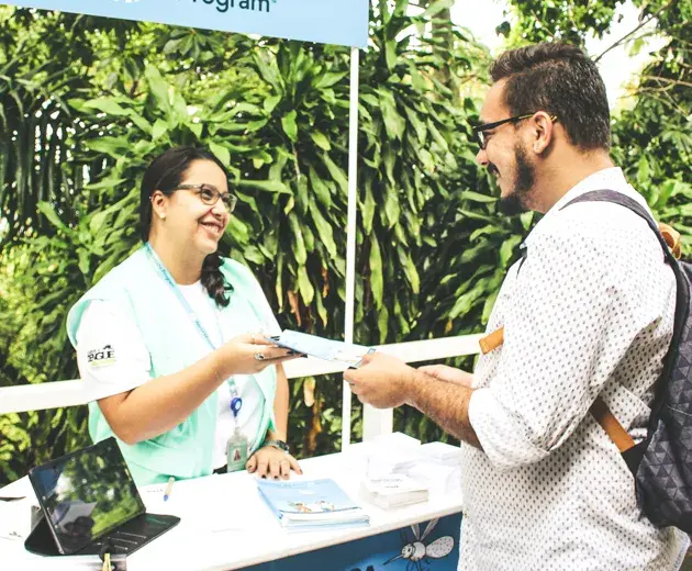 Kios informasi Brasil