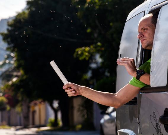 WMP melepaskan nyamuk di lapangan