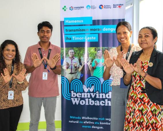 Staf Timor Leste dan World Mosquito Program